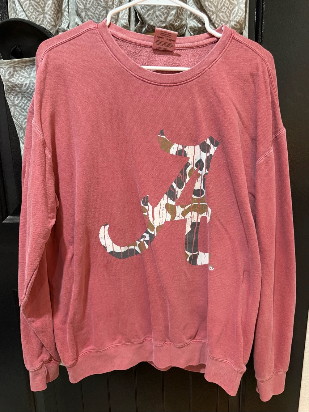 Alabama Logo Crewneck Sweatshirt - Dusty Rose